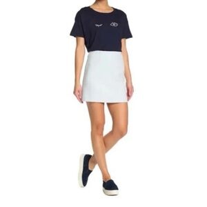 French Connection Light Blue Mini Skirt size 2 fully lined.
